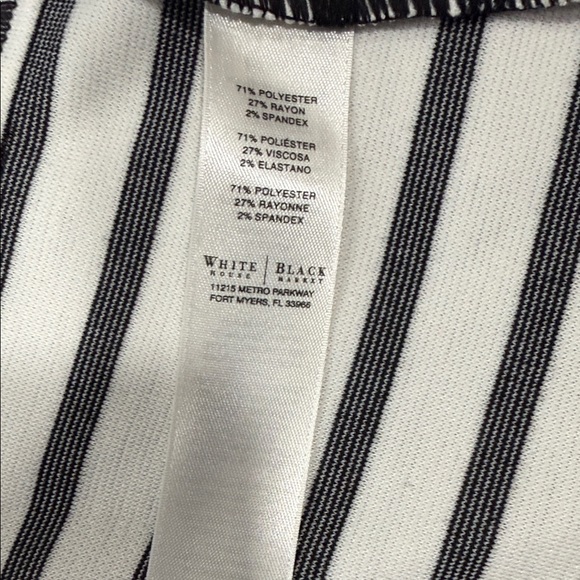 White House Black Market Striped Blazer in Black and White - Picture 5 of 6